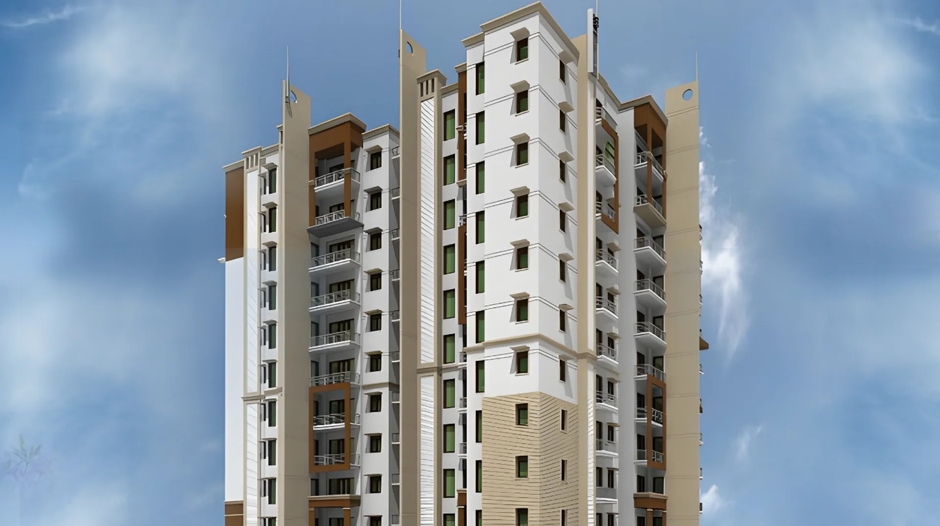 Ridhi Sidhi Height offers 2/3/4 BHK luxury apartments in Beltola Tiniali, Guwahati.